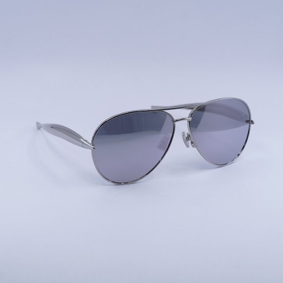 ?️ New Bottega Veneta BV1305S 003 Sunglasses - Silver Frame, Grey Lenses main image 5